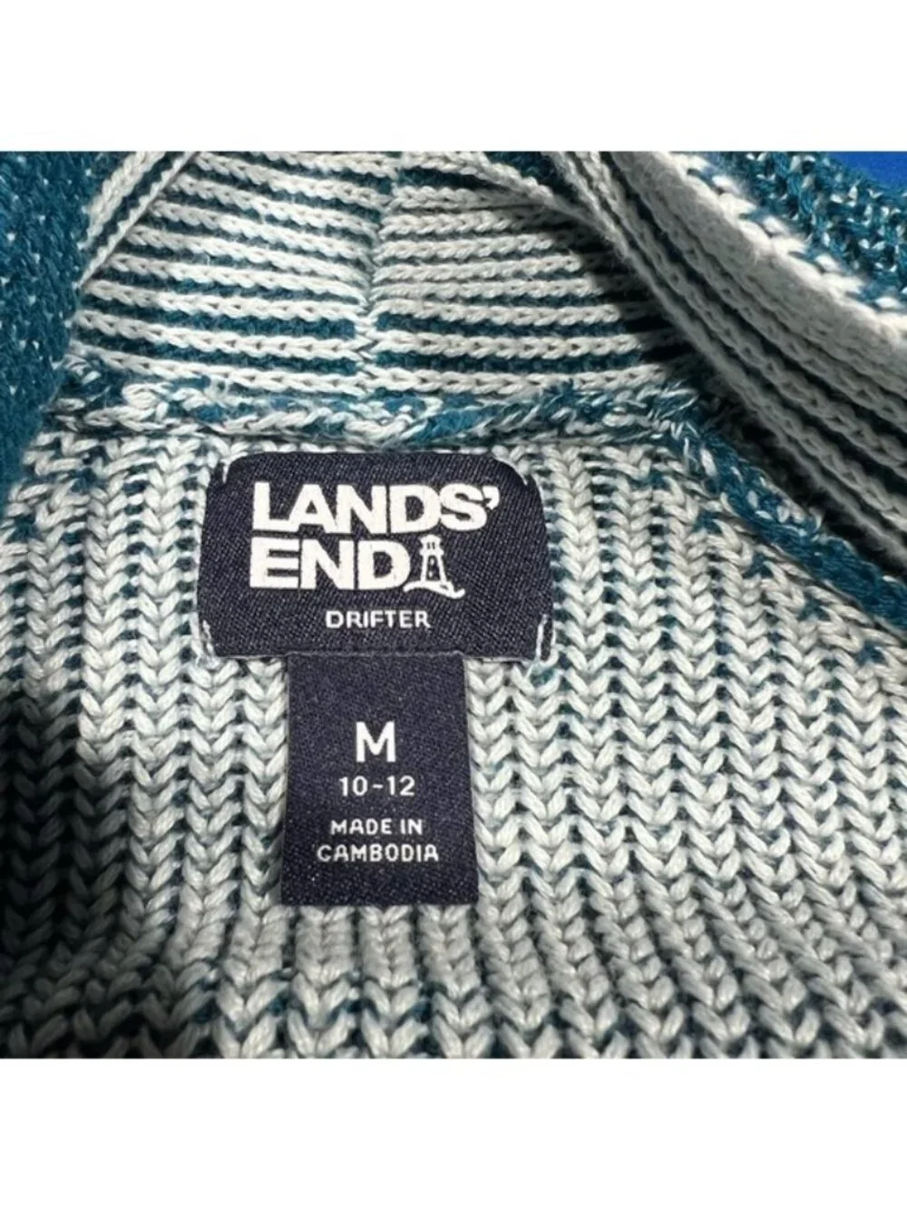 Lands End Women's Open Front Cardigan - Picture 6 of 6